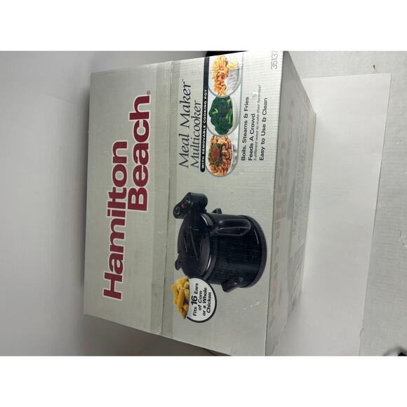 Hamilton Beach Meal Maker Multicooker 35137 New Sealed Boil Steam Fry - Picture 4 of 10